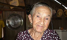 Dona Noeme, die mit 84 Jahren älteste Bewohnerin des Liberdade